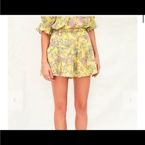 Sundry Tiered Mini Skort in Felicity Floral